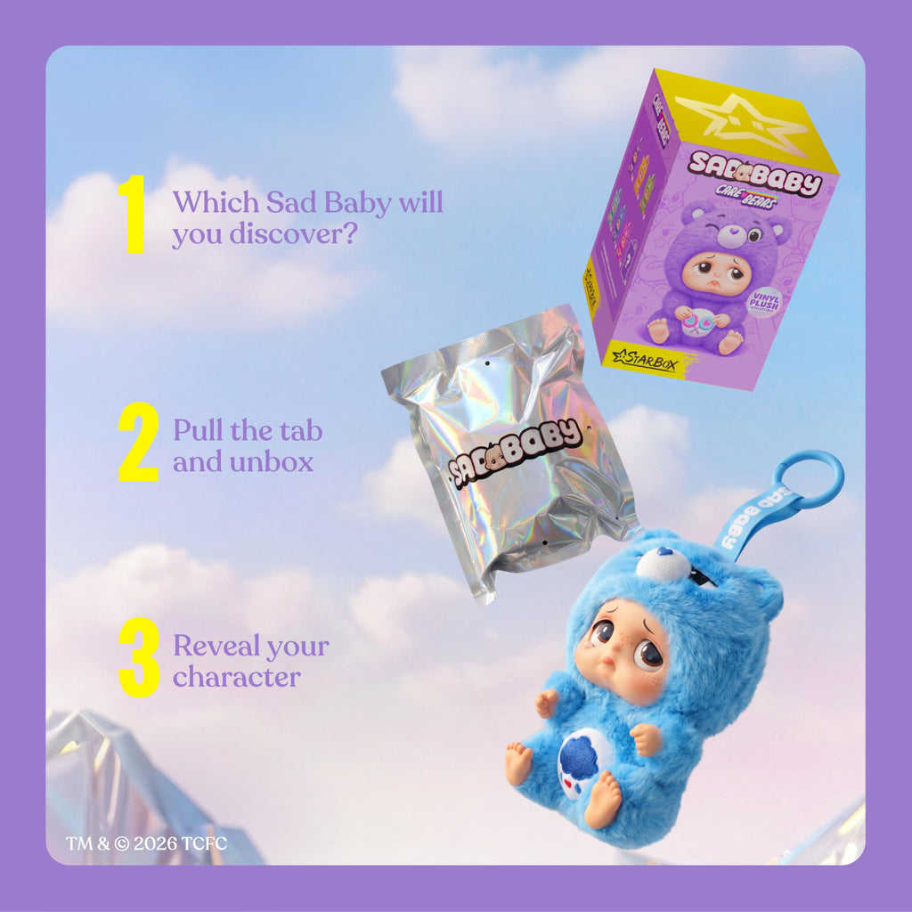 Surprise Bear Plush Keychain