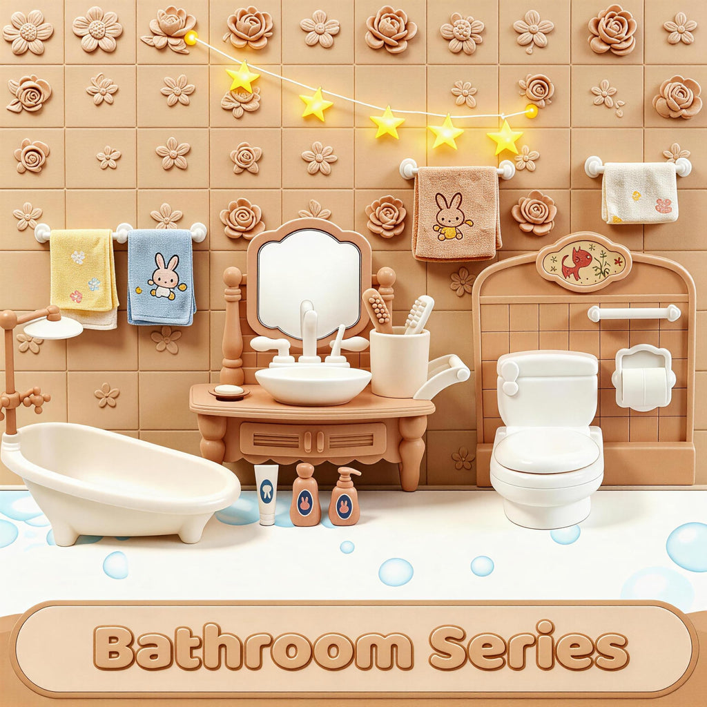 Dollhouse Room Furniture Set