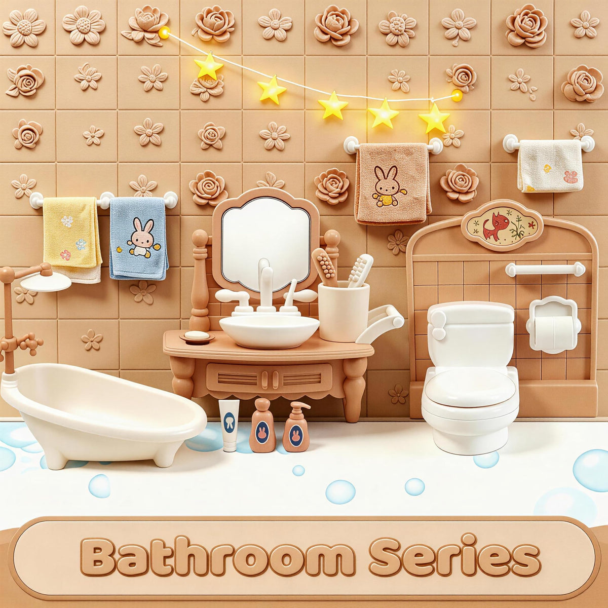 Dollhouse Room Furniture Set