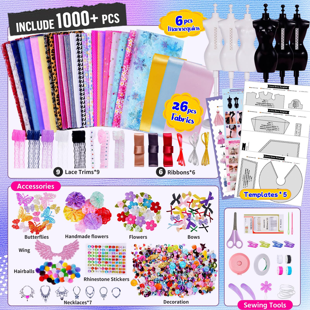 No-Sew Fashion Design Kit