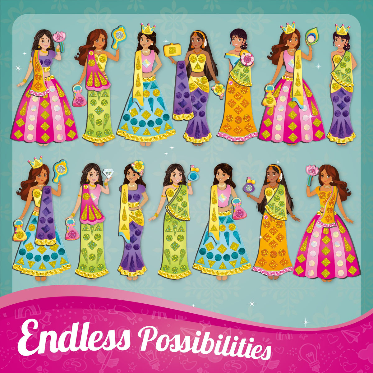 Magnetic Princess Dress-Up Set