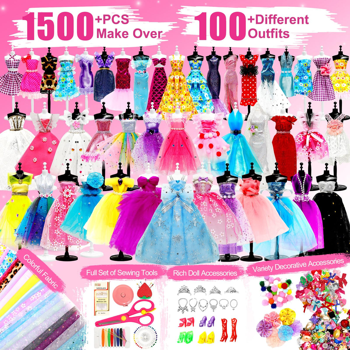 Fashion Design Kit with Mannequins
