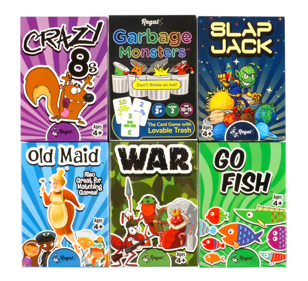 Six-Game Kids Card Set